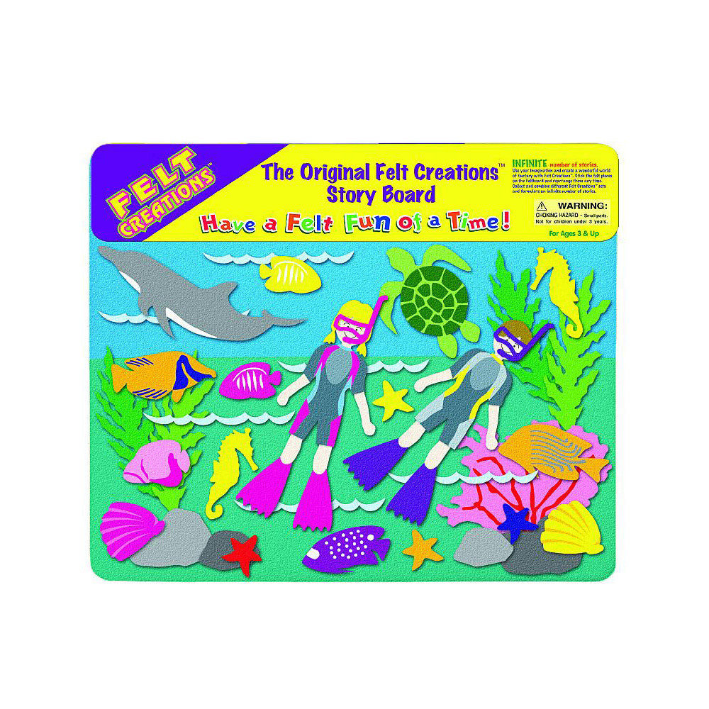 Felt Creations Aquatic Diving Kids/Children Fabric Art Kit Activity Craft 3y+