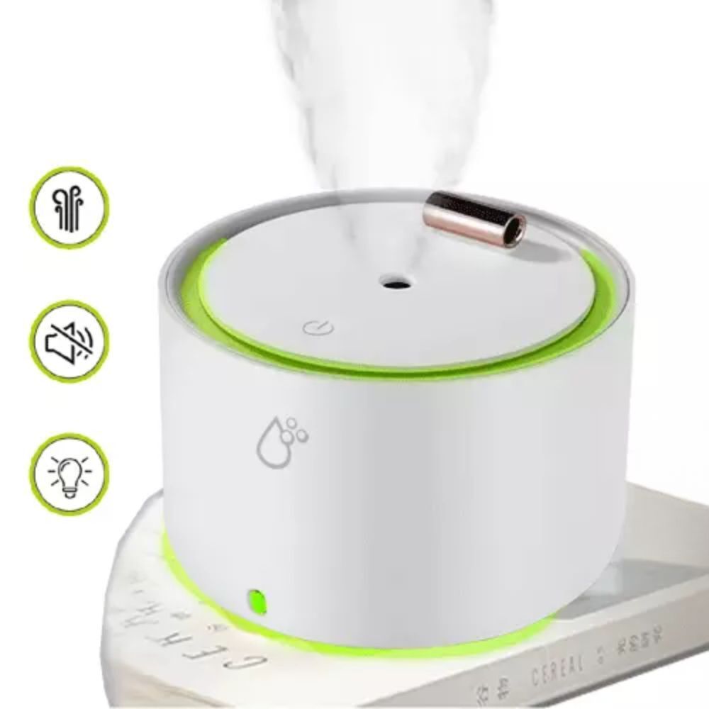 Sansai 400mL Electric Portable Humidifier/Diffuser LED Lamp White — image 3