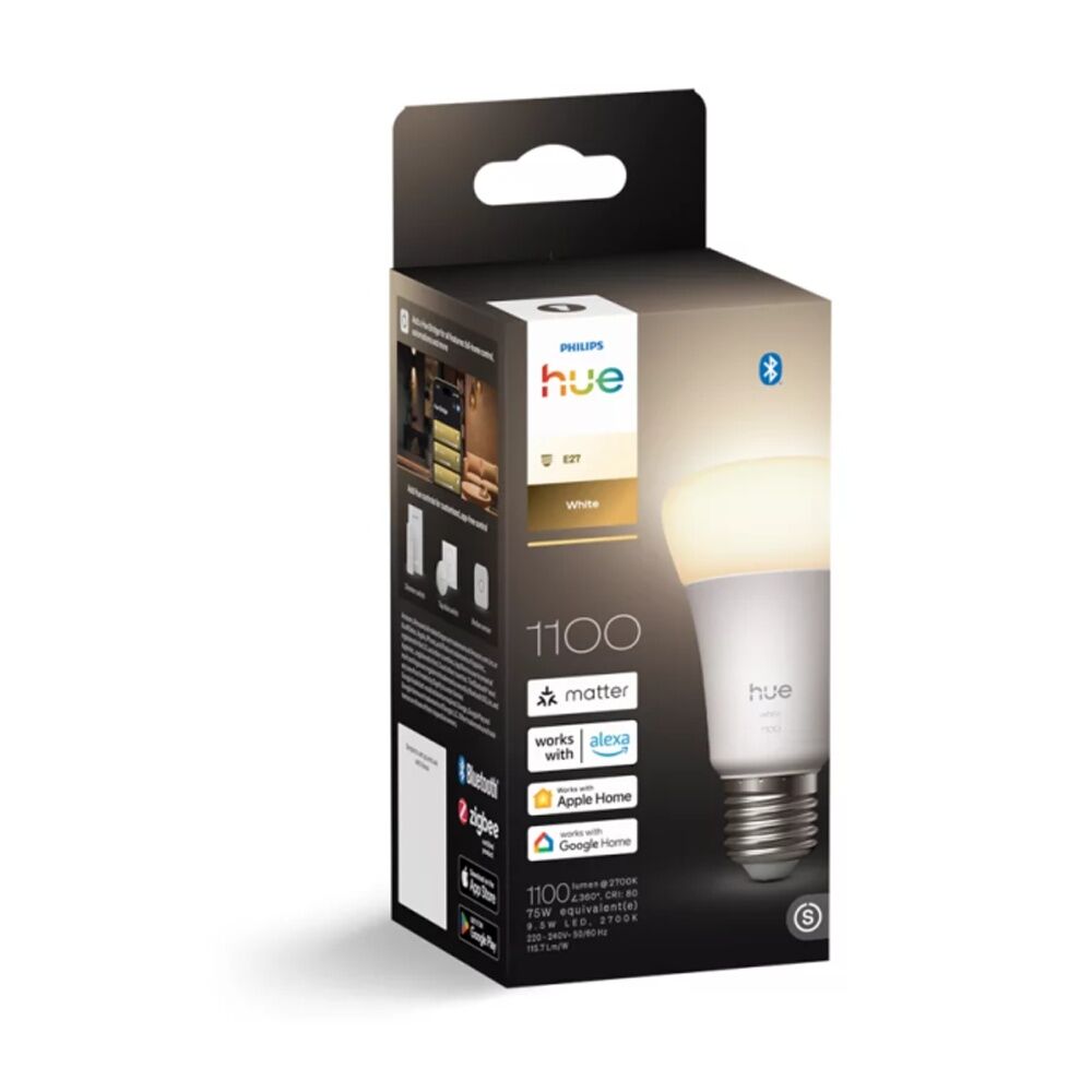 Philips Hue 9.5W A60 V2 Smart LED Warm White Lightbulb E27 (2 Pack) — image 6