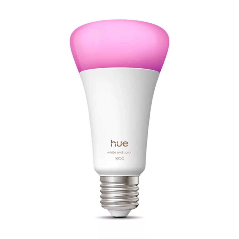 Philips Hue White/Colour Ambience 1600lm A67 B22 Smart LED Lightbulb 15W