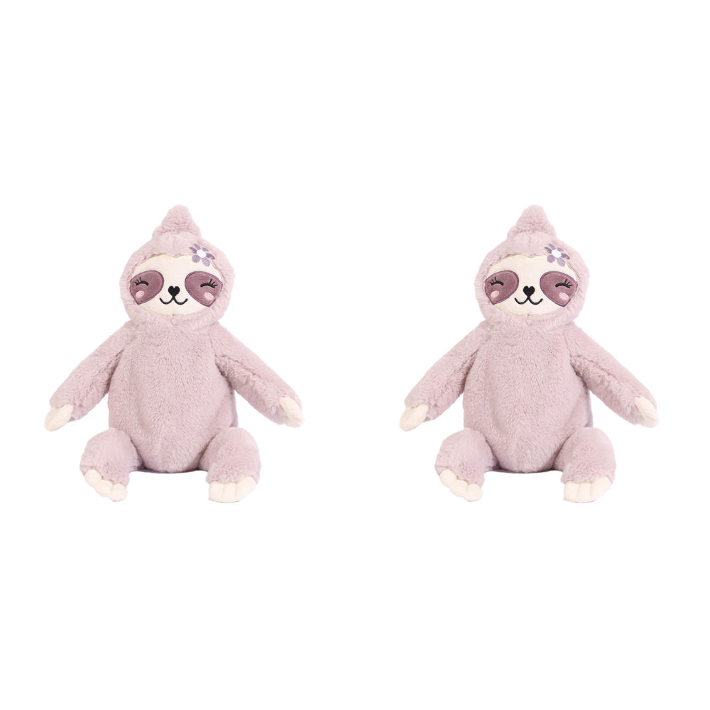 Splosh Toasty Hugs Sadie Sloth Soft Plush 35cm Stuffed Toy Baby 0+ Pink (2 Pack)