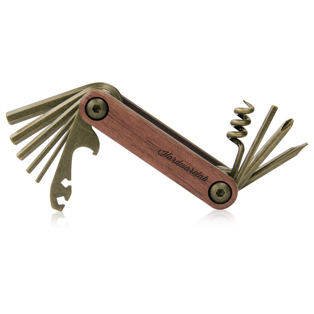 Hardwarelab 12in1 Folding Compact Camping Multitool Corkscrew/Bottle Opener 8cm — image 2