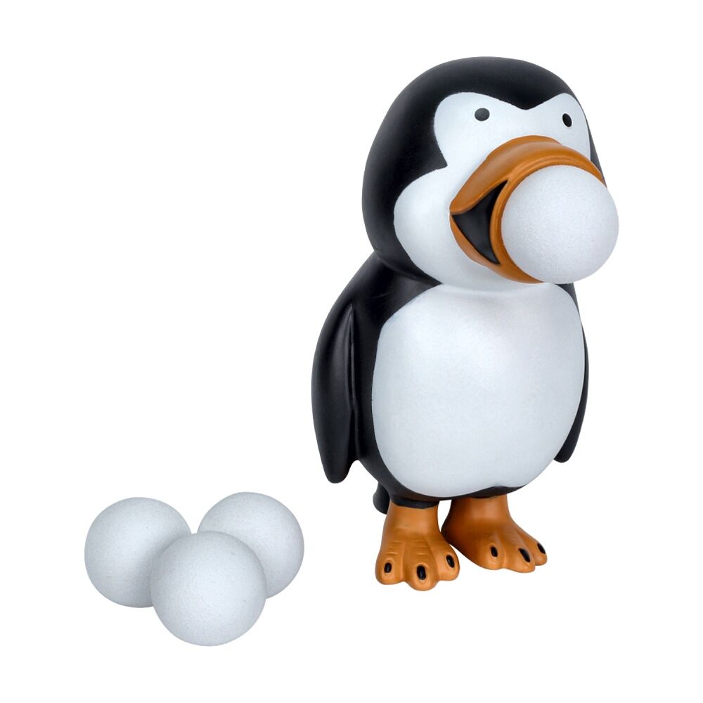 Hog Wild Penguin Popper Ball Shooter Soft Foam Indoor/Outdoor Fun Toy