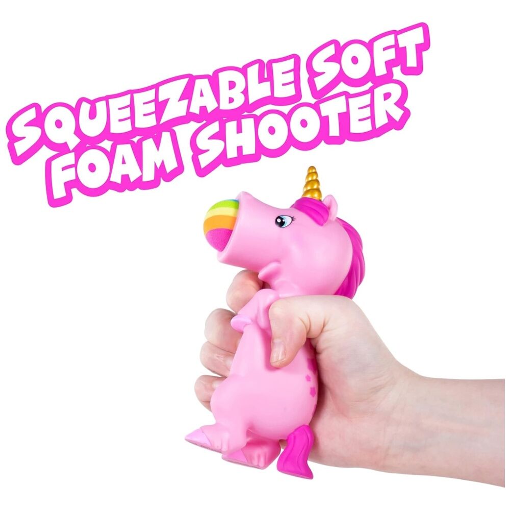 Hog Wild Unicorn Pink Popper Soft Foam Ball Shooter Indoor/Outdoor Fun Toy (2 Pack) — image 4