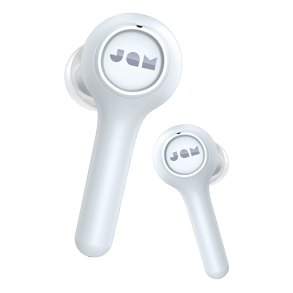 Jam Exec Bluetooth Earphones/Earbuds w/BG Noise Reduction/Touch Control/Mic WH