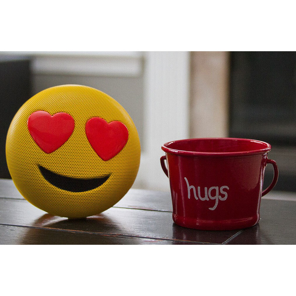 Jamoji Bluetooth/Wireless Speaker Love Struck Heart Eyes Emoji for iPhone/Galaxy — image 4