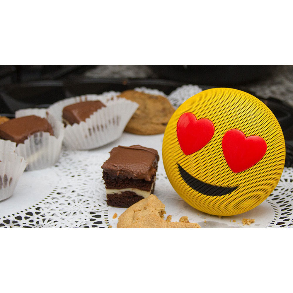 Jamoji Bluetooth/Wireless Speaker Love Struck Heart Eyes Emoji for iPhone/Galaxy — image 3