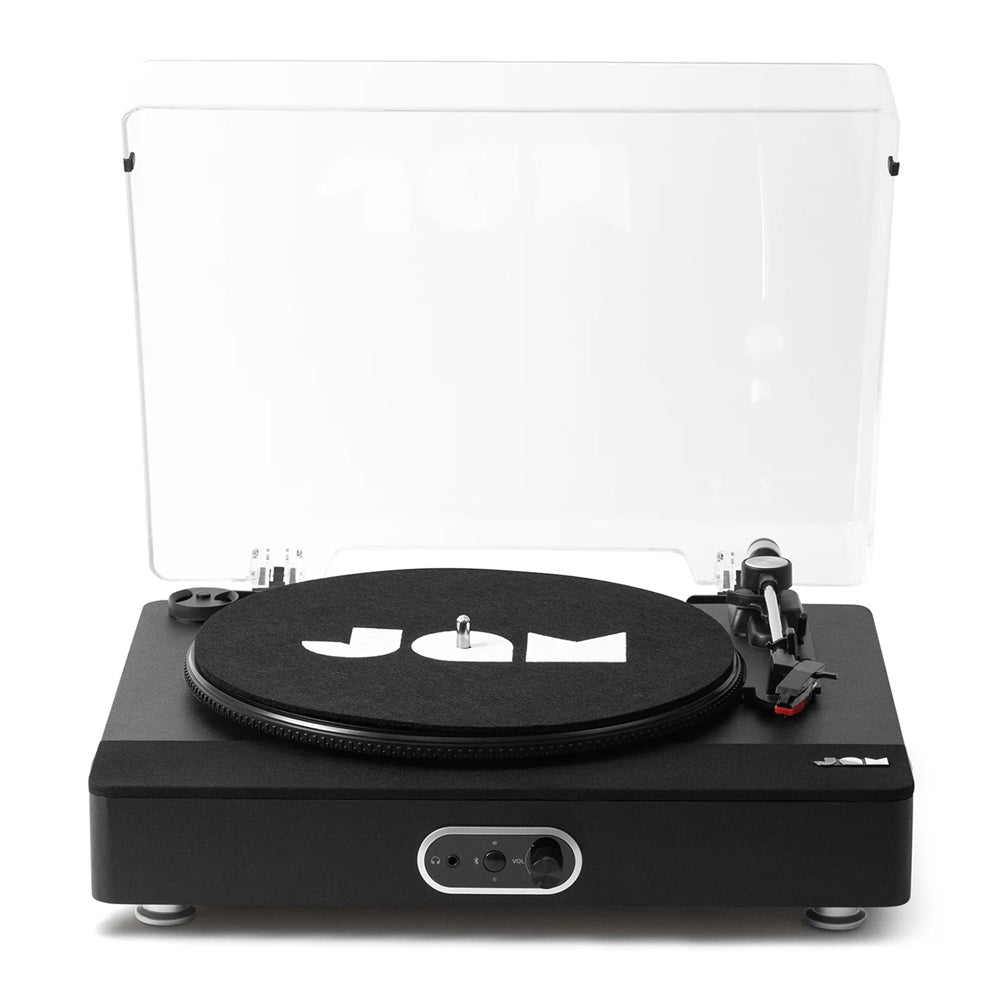 Jam Sound Stream+ Bluetooth 5.1 Home Vinyl Record Player Turntable Set Black