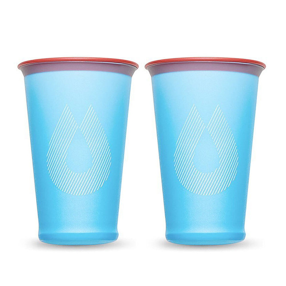 Hydrapak 200ml Reusable Soft Speed Cup Drink Camping/Hiking Hydration Malibu (2 Pieces)