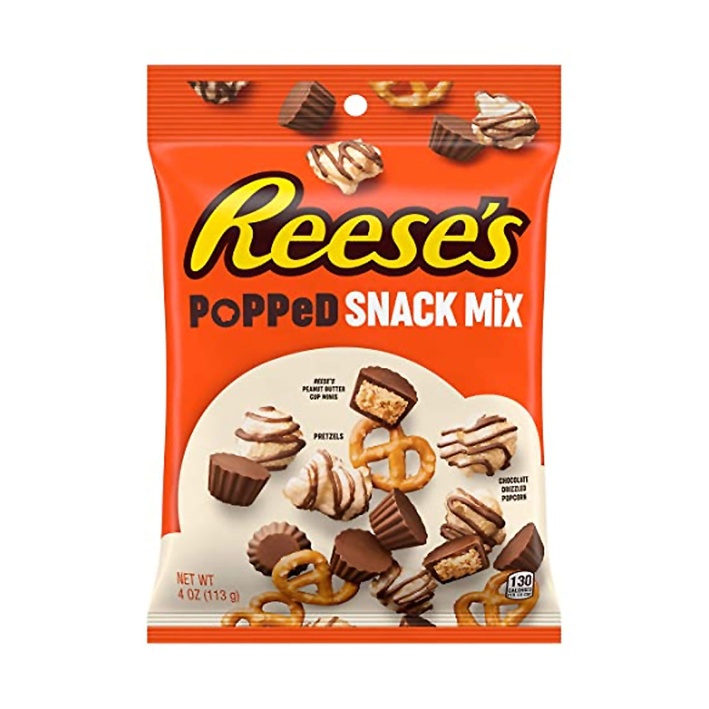 Reese's Popped Snack Mix Party Bag Chocolate Sweets/Treats/Confectionery 113g