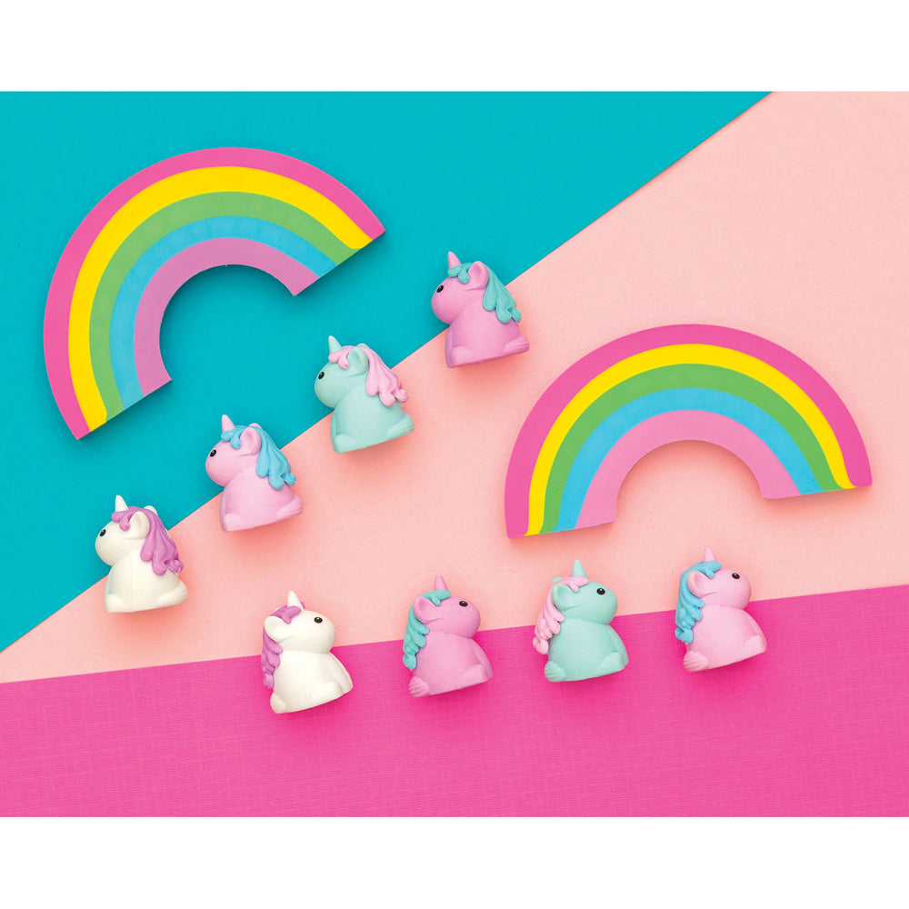 Ooly 5pc Ooly Scented Unique Unicorns/Rainbow Eraser Art Stationery Set Kids 6y+ (4 Pack) — image 4