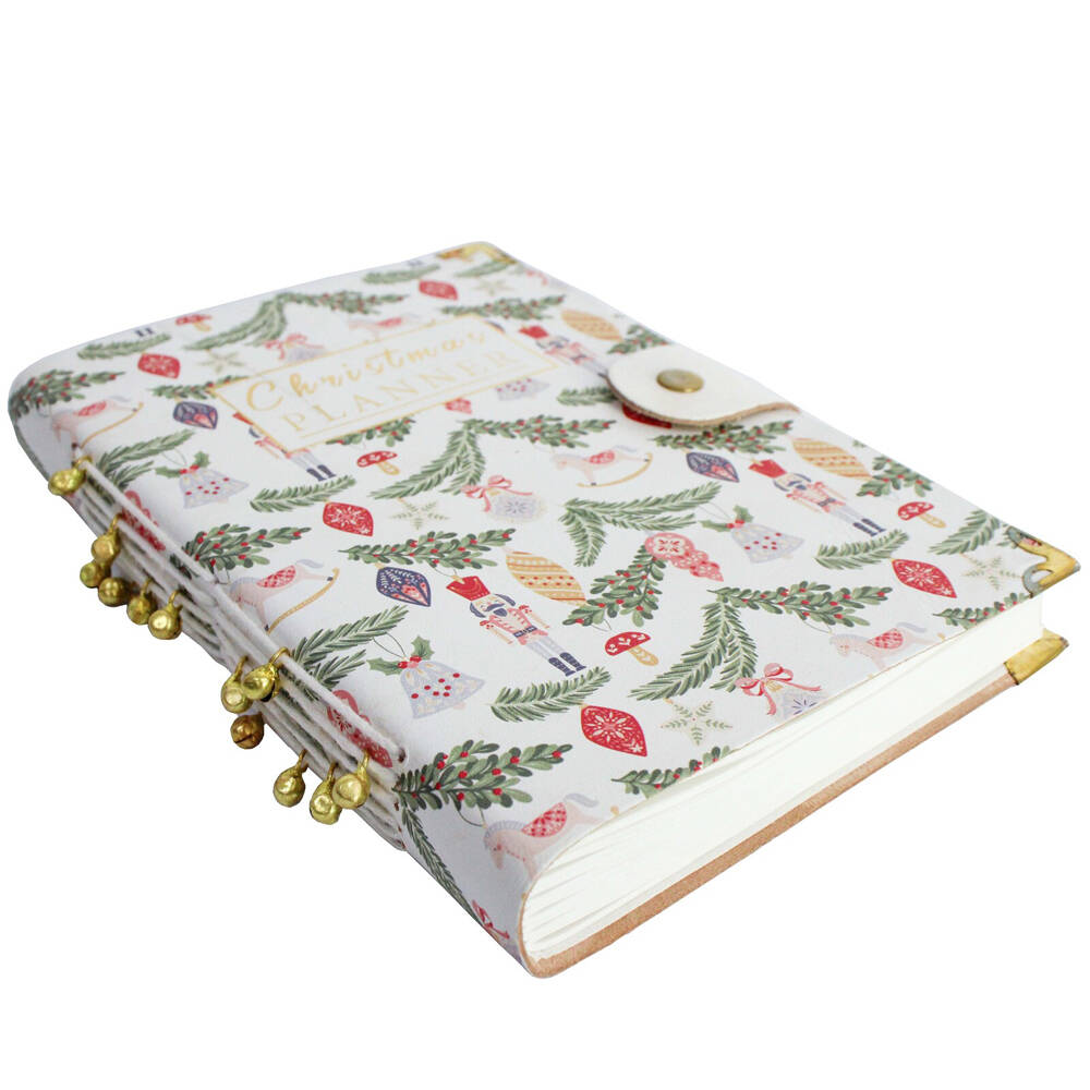 LVD Leather Notebook Writing Stationery Journal 18x13cm Christmas Planner — image 3