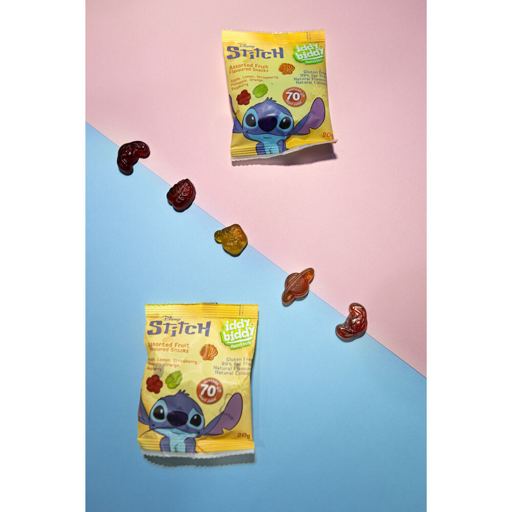 Iddy Biddy Lilo & Stitch 160g Assorted Fruit Flavoured Snacks Confectionery (6 Pack) — image 8