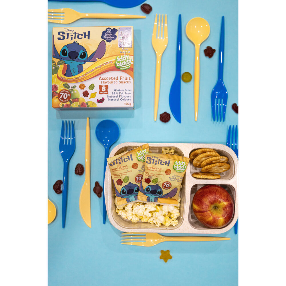 Iddy Biddy Lilo & Stitch 160g Assorted Fruit Flavoured Snacks Confectionery (6 Pack) — image 9