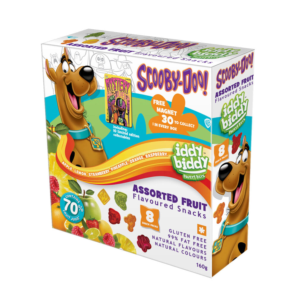 Scoob 8x20g Iddy Biddy Scooby Assorted Fruit Gummies Snack Pack Sweet/Confectionery — image 2