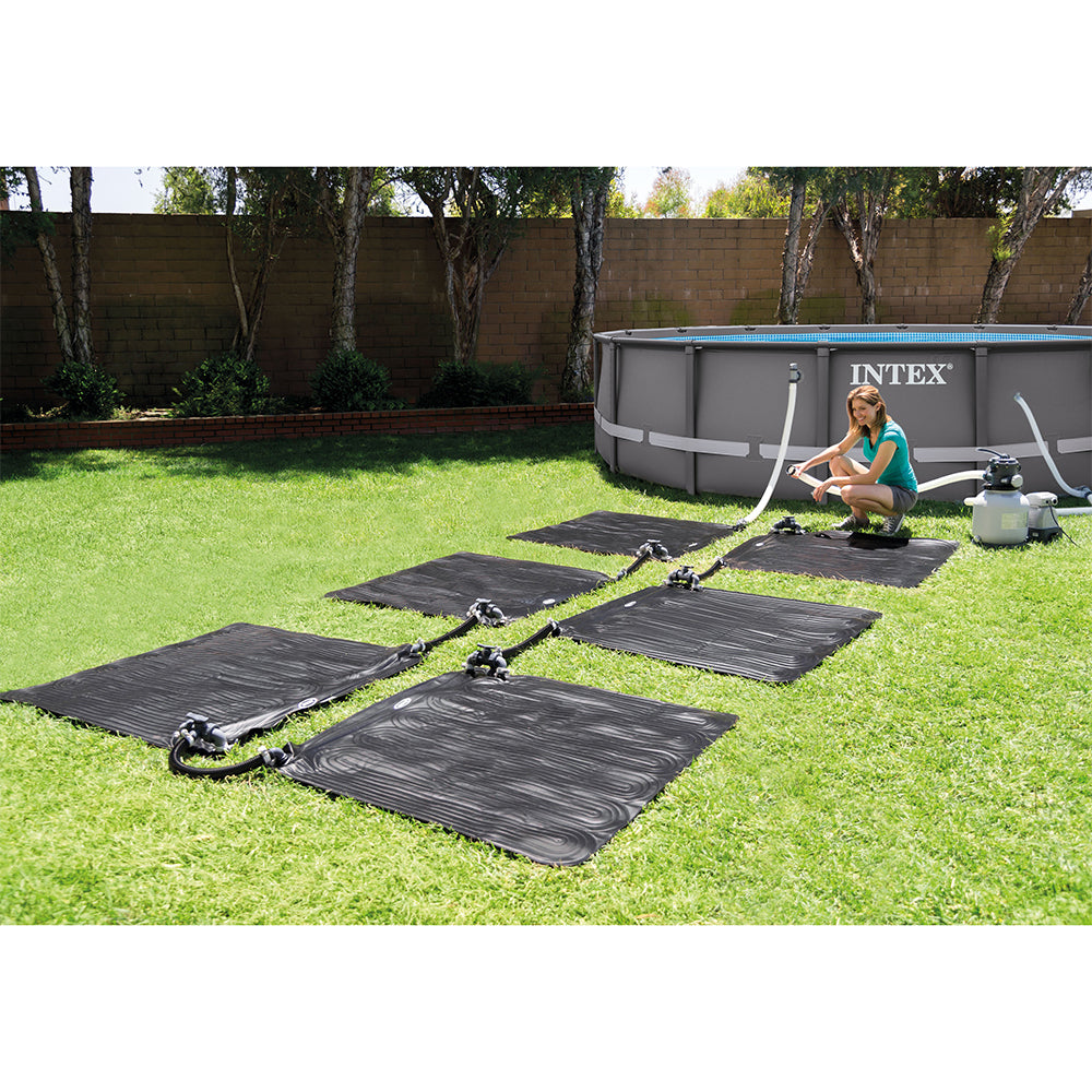 Intex 120cm Solar Mat Heater For Above Ground Swimming Pool Filter Pump Black — image 2
