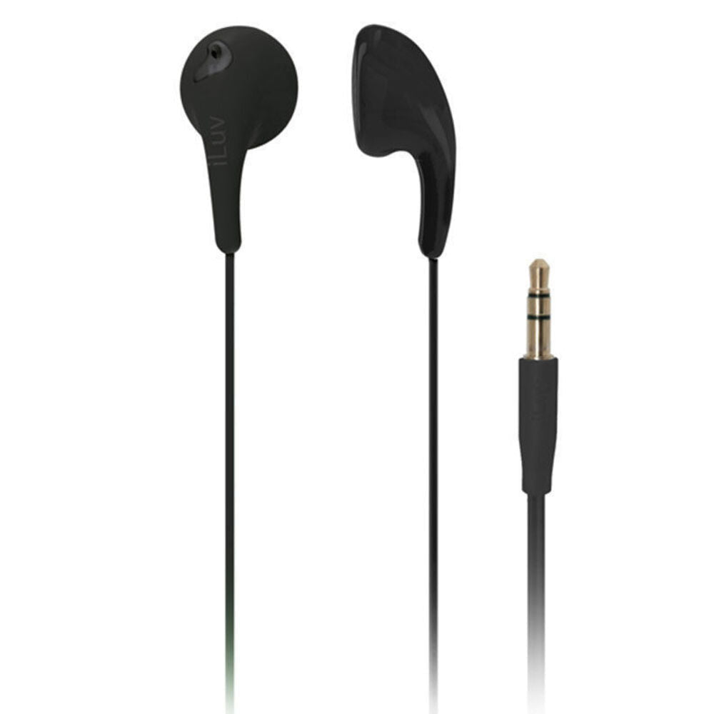 Iluv Black Bubble Gum 2 Earphones/Headphones In-Ear for iPhone/Android/iPod (2 Pack) — image 2