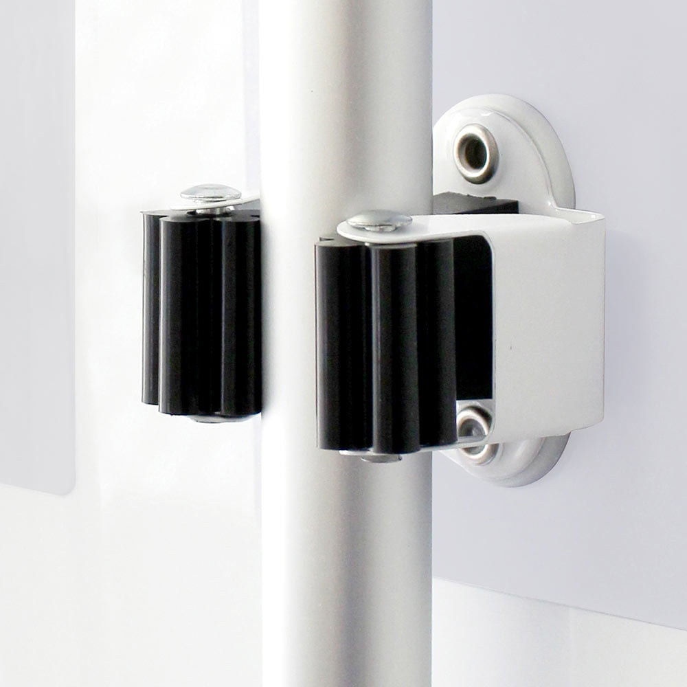 White Magic i-Hook 10cm Multi-Surface Handle Wall Mounted Holder Broom Organiser — image 4