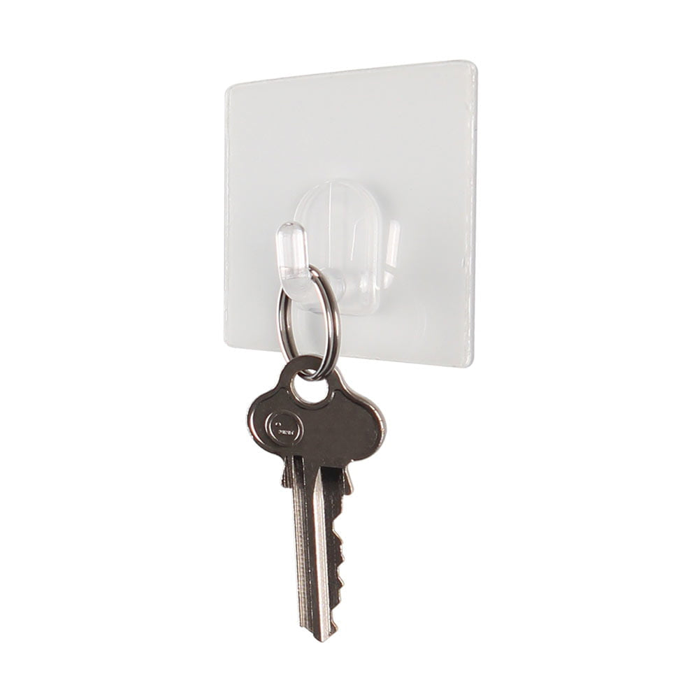White Magic i-Hook Mini 47cm Multi-Surface Hook Wall Mounted Storage Clear (8 Pieces) — image 5