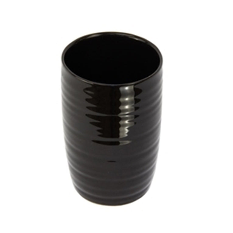 Butlers Hush Bathroom Tumbler Cup - Black 75x75x12.5cm (2 Pack) — image 2
