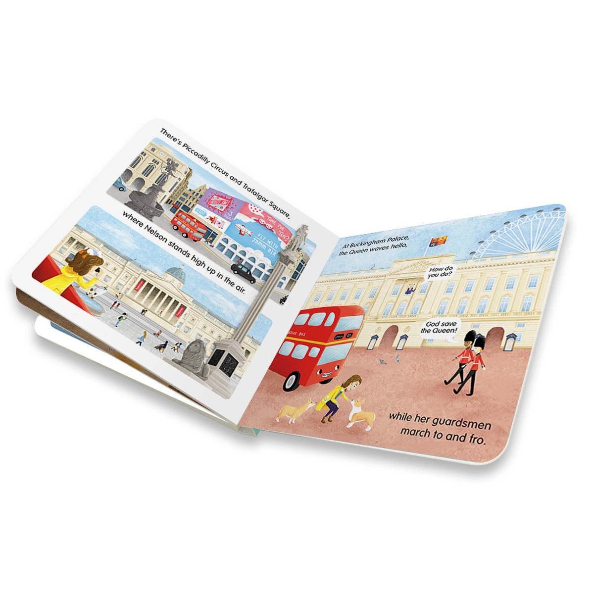 Indigo Jamm Hardcovered Short Story Book Bernie Bus Goes To London Baby 12m+ — image 2