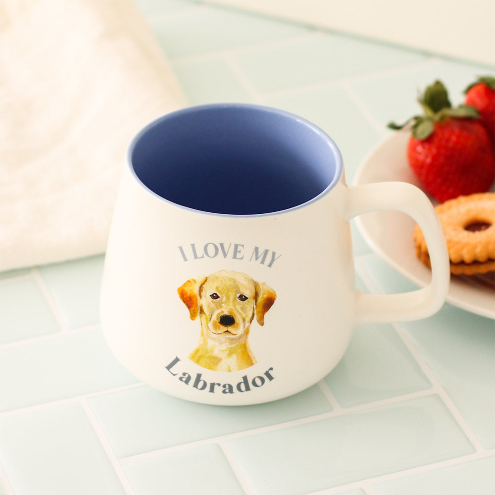 Splosh I Love My Labrador 12cm Dog Hot/Cold Beverage Matte Drink Ceramic Mug (2 Pack) — image 4