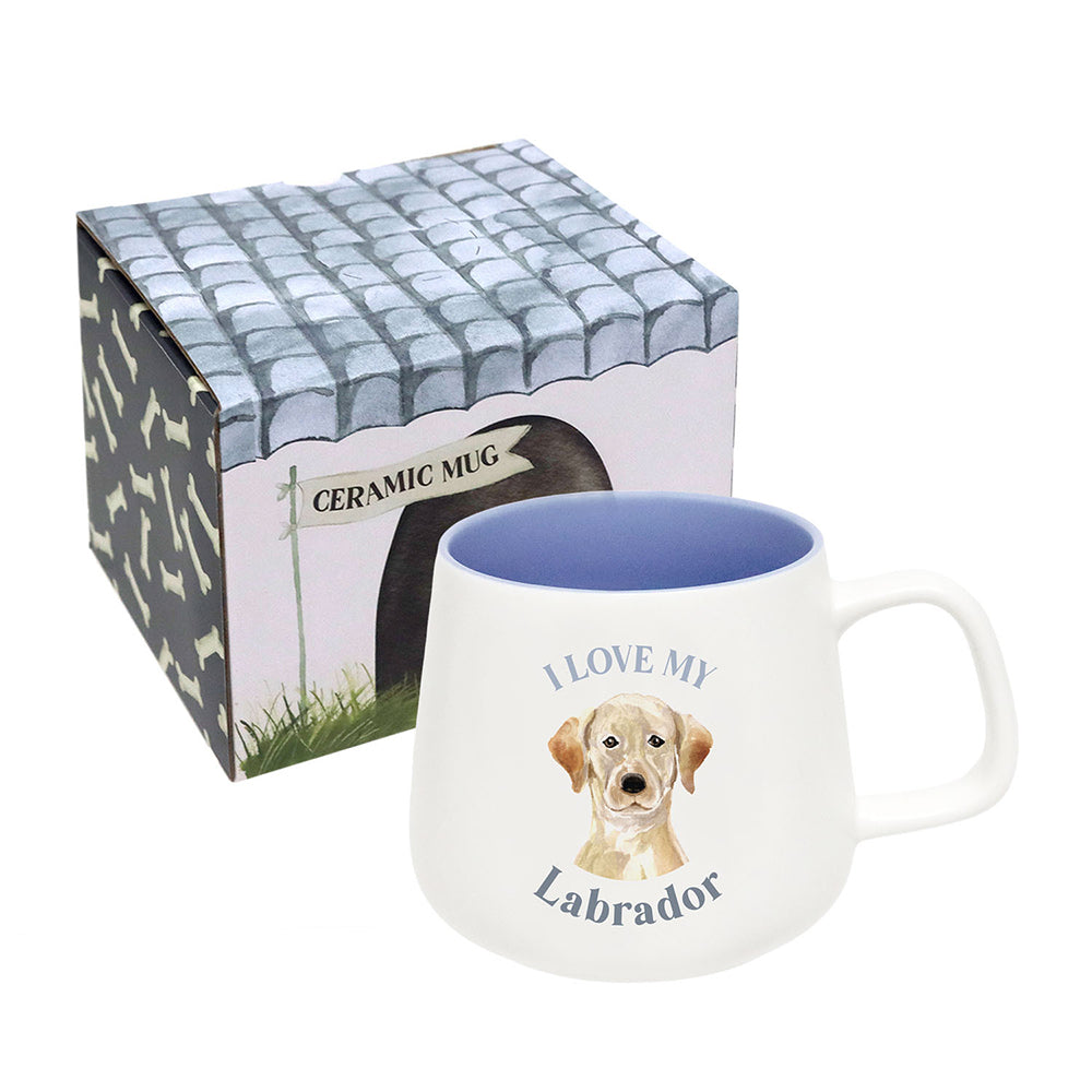 Splosh I Love My Labrador 12cm Dog Hot/Cold Beverage Matte Drink Ceramic Mug (2 Pack) — image 3