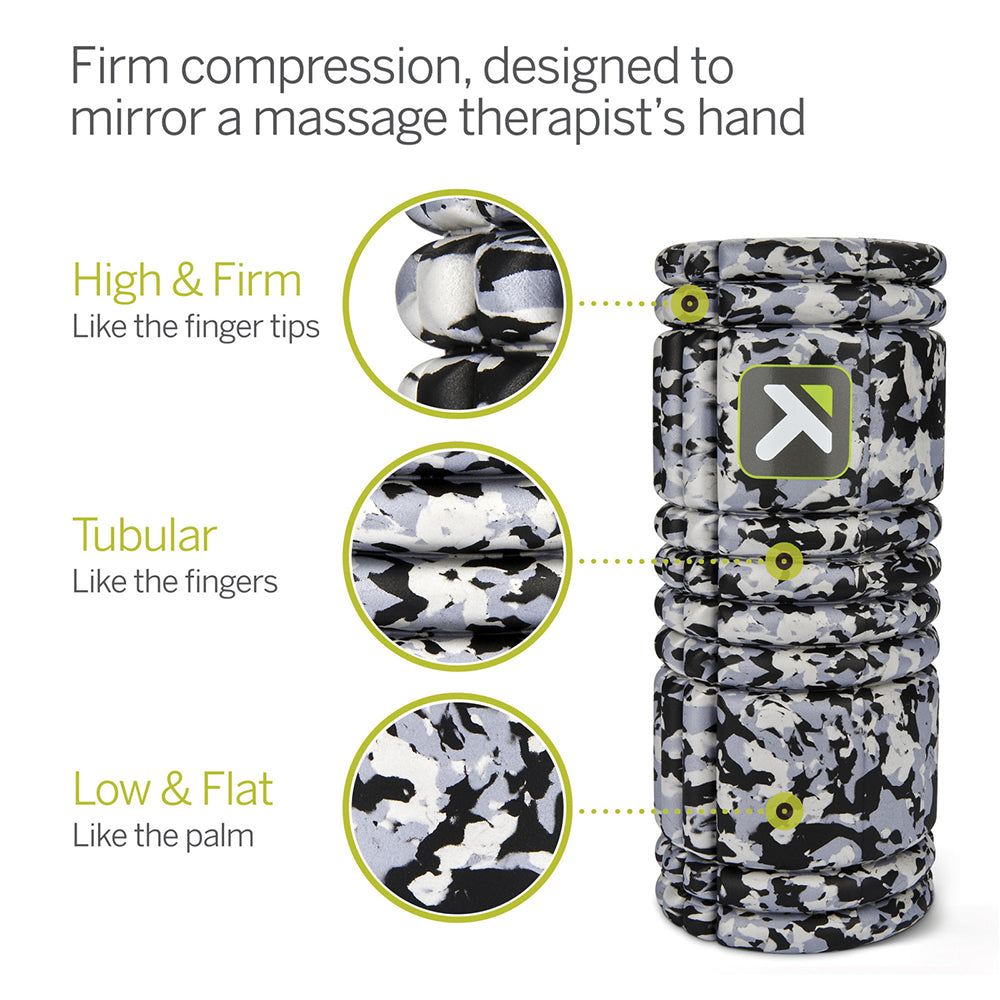 Triggerpoint GRID 1.0 Foam Self Massaging Workout Roller Size 13in Grey Camo — image 5