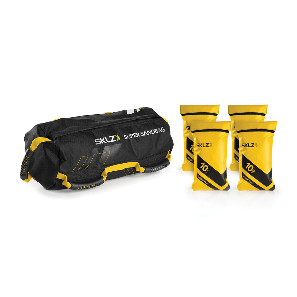 Sklz Super Sand Bag Body Training Set 40lbs Max Weight Black