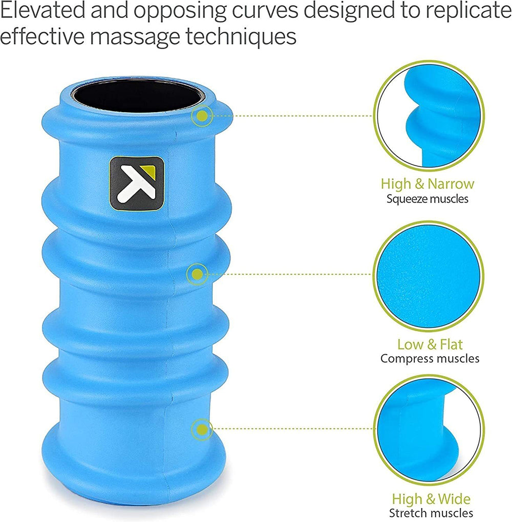 Triggerpoint Charge Foam Massaging Exercise Gym Workout Roller Size 13" BLUE — image 4