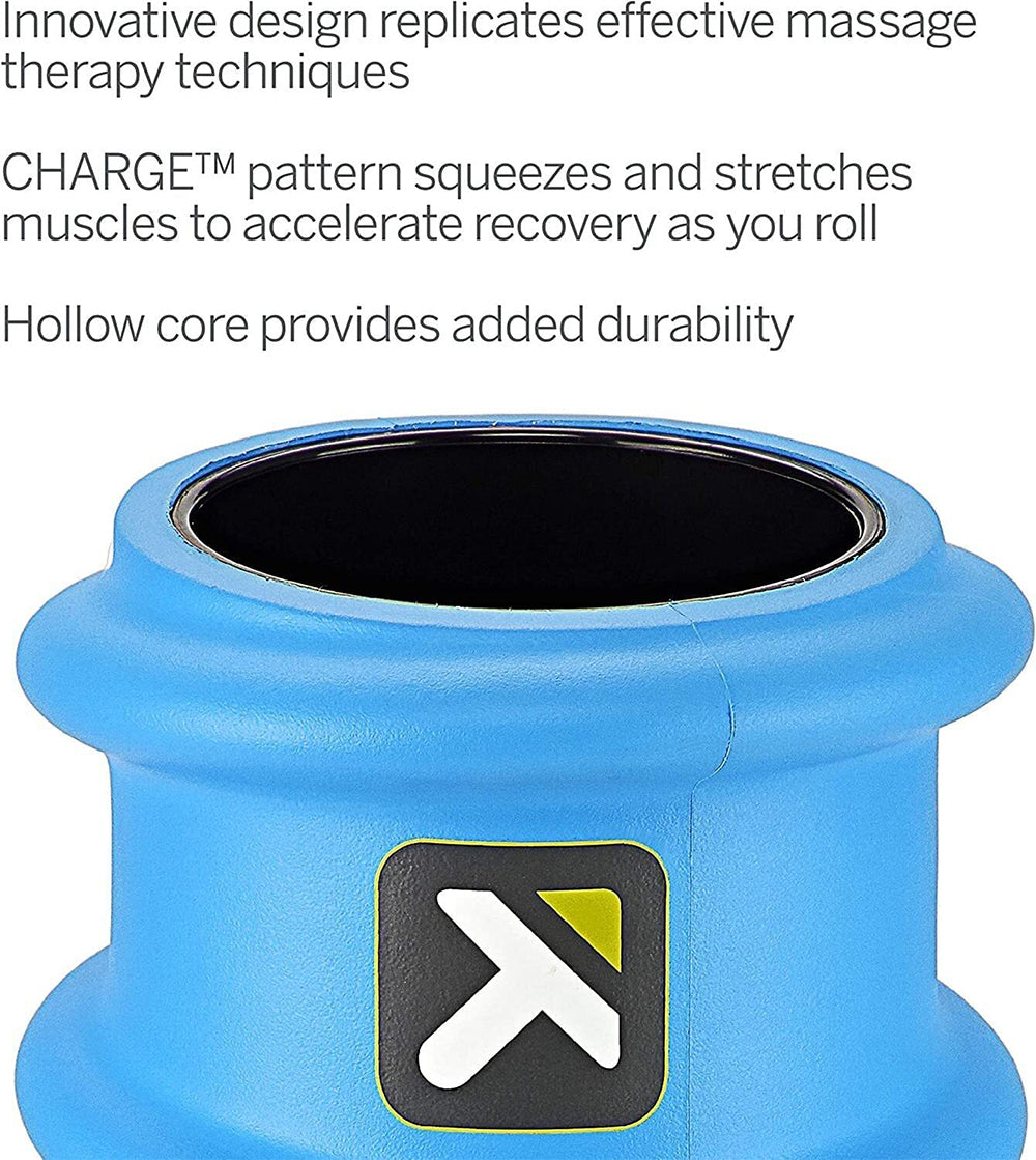 Triggerpoint Charge Foam Massaging Exercise Gym Workout Roller Size 13" BLUE — image 5