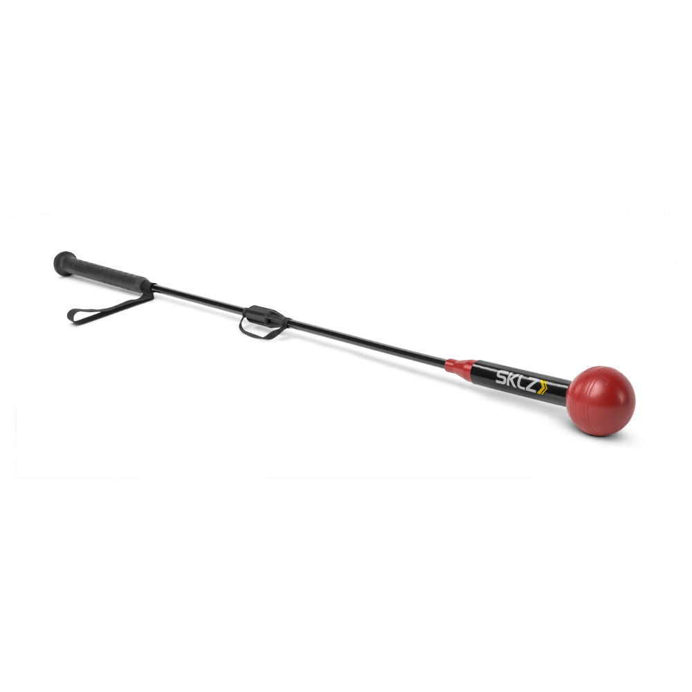 Sklz Collapsable Two-Piece Cricket Bat Trainer Black Red 52 Inch