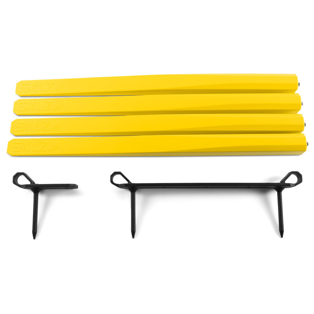 Sklz Cricket Flexi-Set Training Stumps Ground Spikes Yellow 28 Inch — image 3