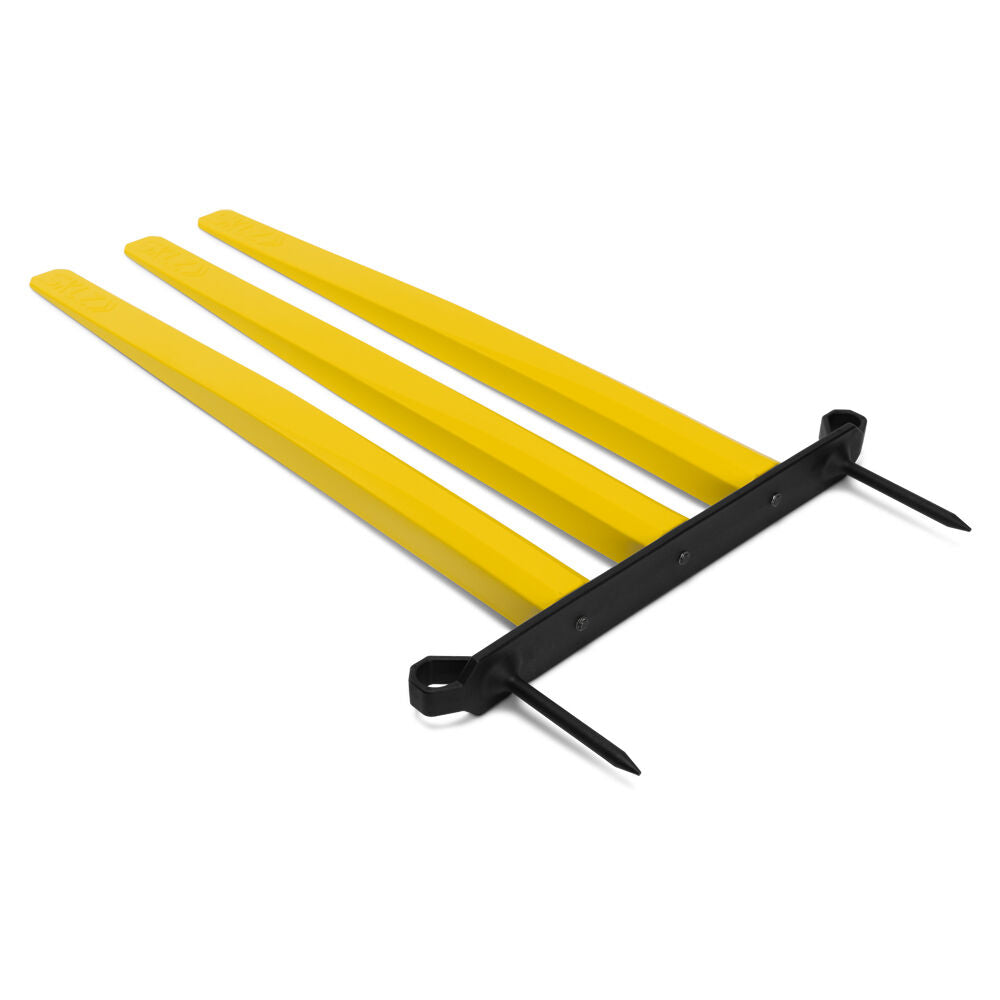 Sklz Cricket Flexi-Set Training Stumps Ground Spikes Yellow 28 Inch — image 4