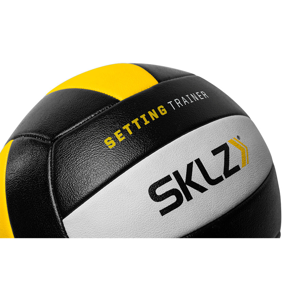 Sklz Setting Trainer Weighted Volleyball Ball Training/Practice Black/Yellow — image 3