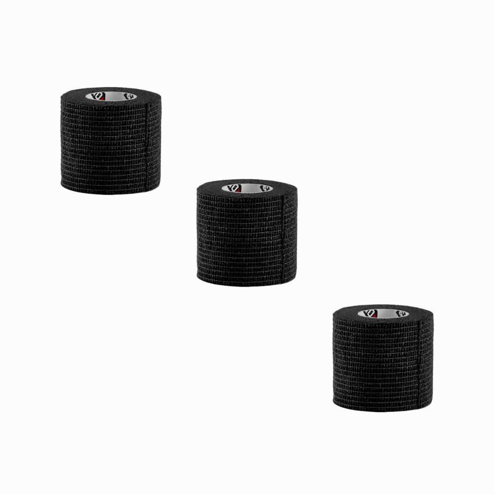 Rocktape Go Selfstick Muscle Support Tape - Black (3 Pack)