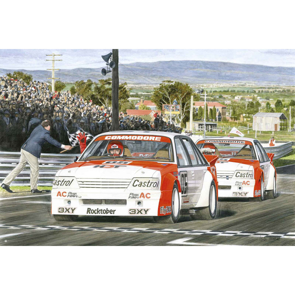 Impact Merch Mike Harbar Holden Bathurst 1984 Regular Sized Wall Poster 92x61cm