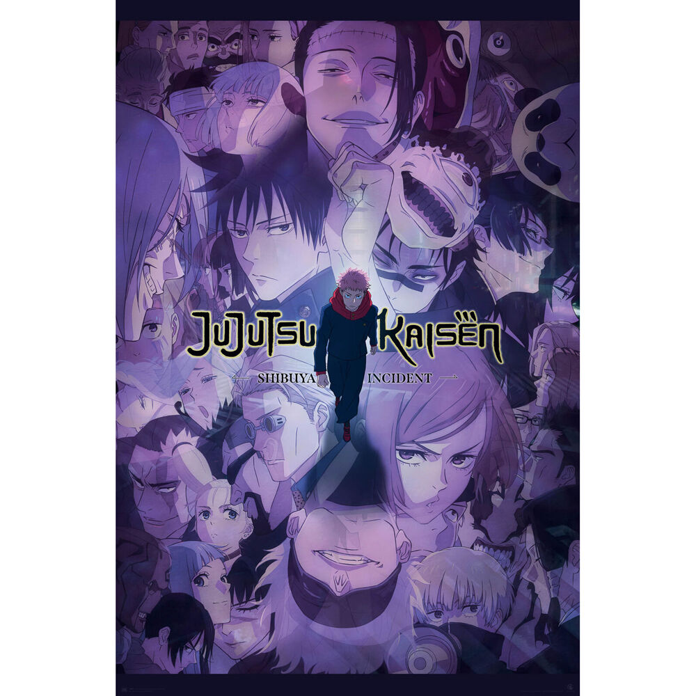 Jujutsu Kaisen Shibuya Incident Poster 91.5x60cm Kids Room Wall Display Decor