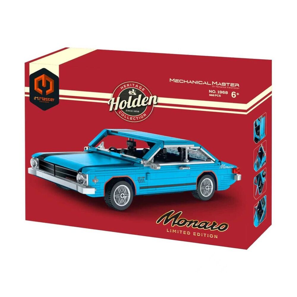 Holden HK Monaro 1968 Car Model Building Toy Set 6y+ Blue (960 Pieces) — image 6