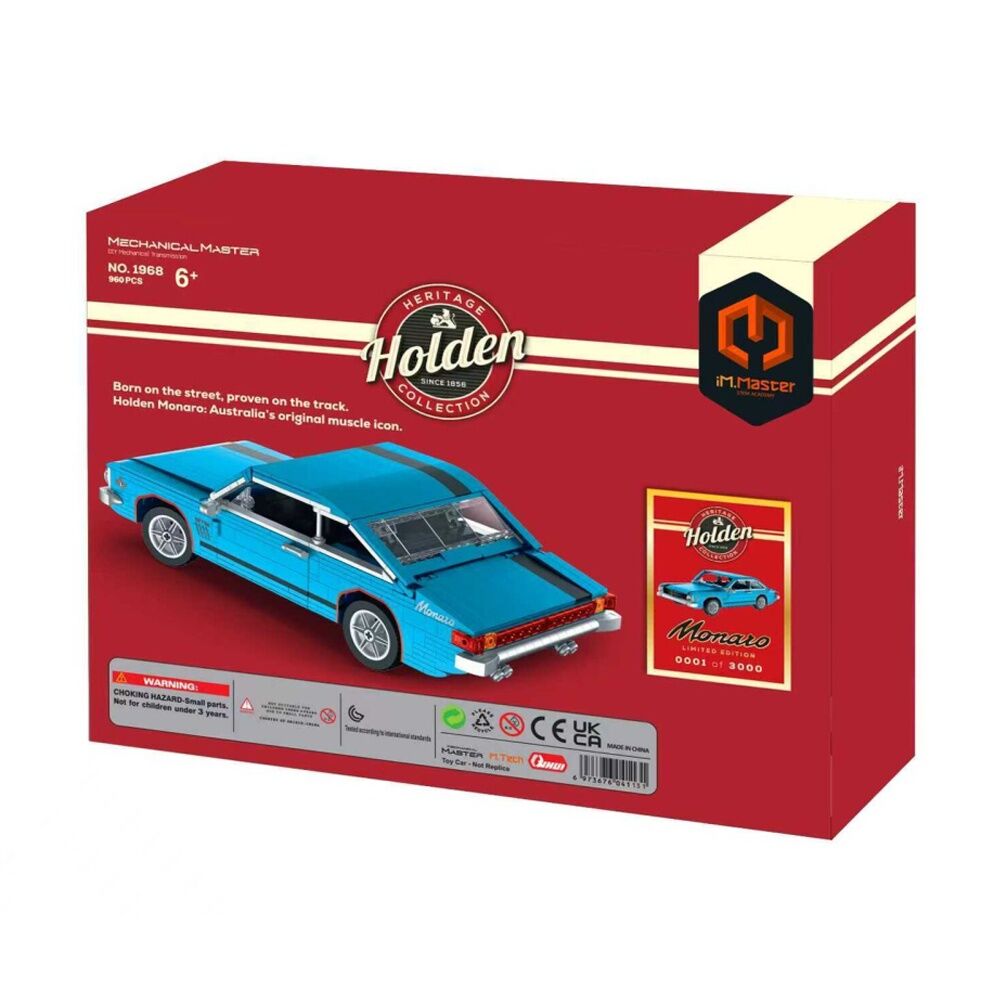 Holden HK Monaro 1968 Car Model Building Toy Set 6y+ Blue (960 Pieces) — image 7