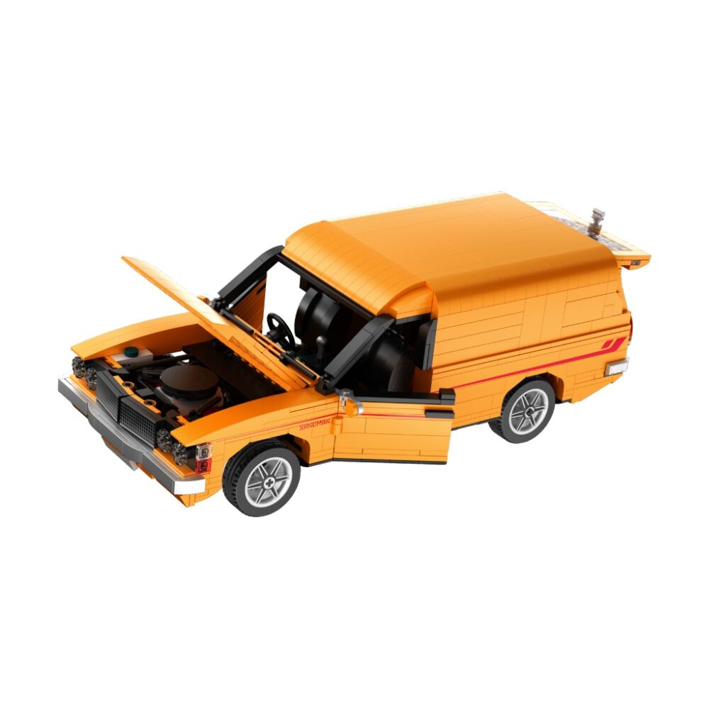 Holden HZ Sandman 1974 Car Model Building Toy Set 6y+ Orange (1037 Pieces) — image 5