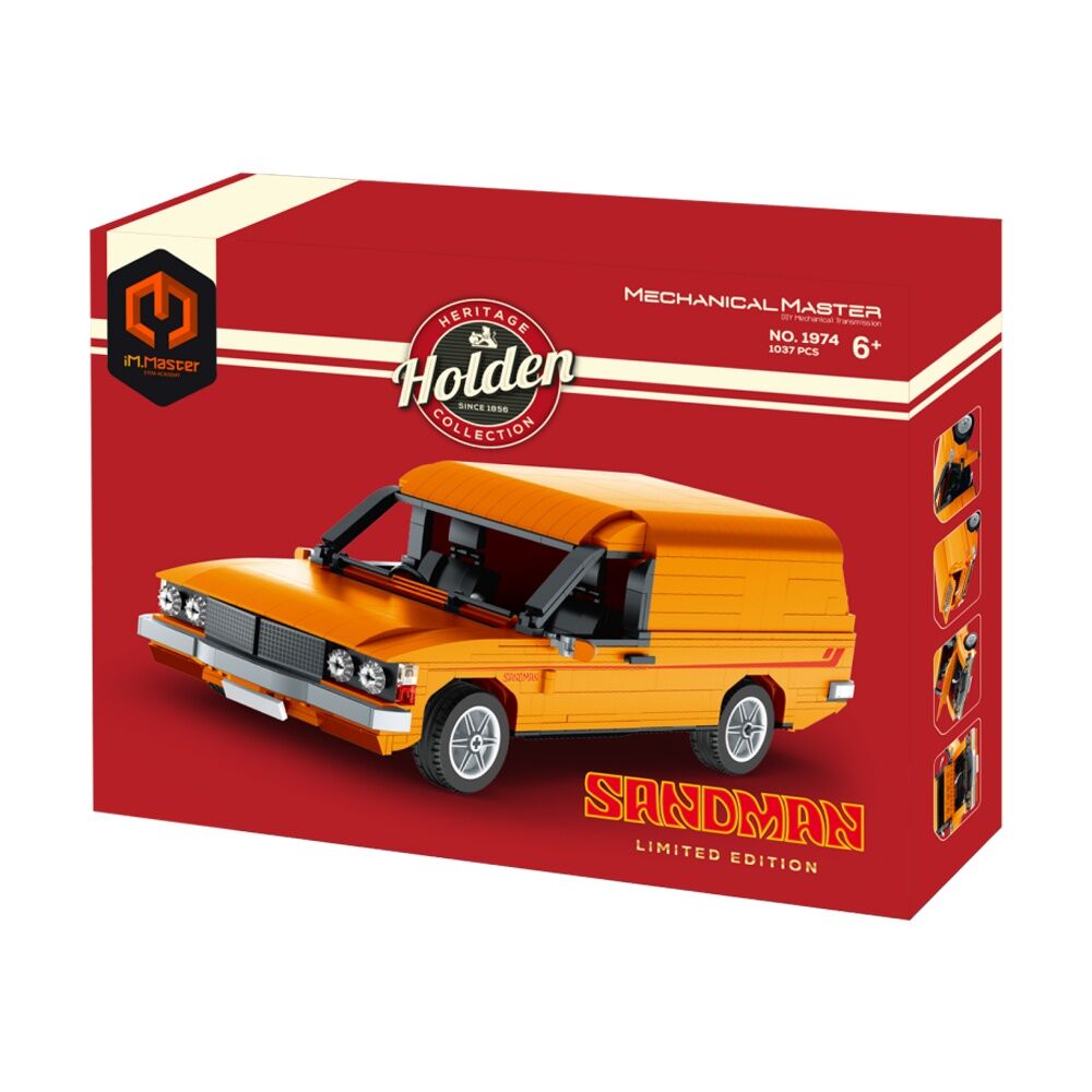 Holden HZ Sandman 1974 Car Model Building Toy Set 6y+ Orange (1037 Pieces) — image 6