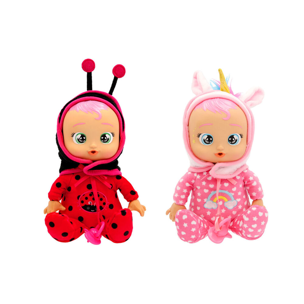 CRY Babies Tiny Cuddles Newborn Soft Plush Doll Kids/Children Assorted 8y+ (2 Pack)