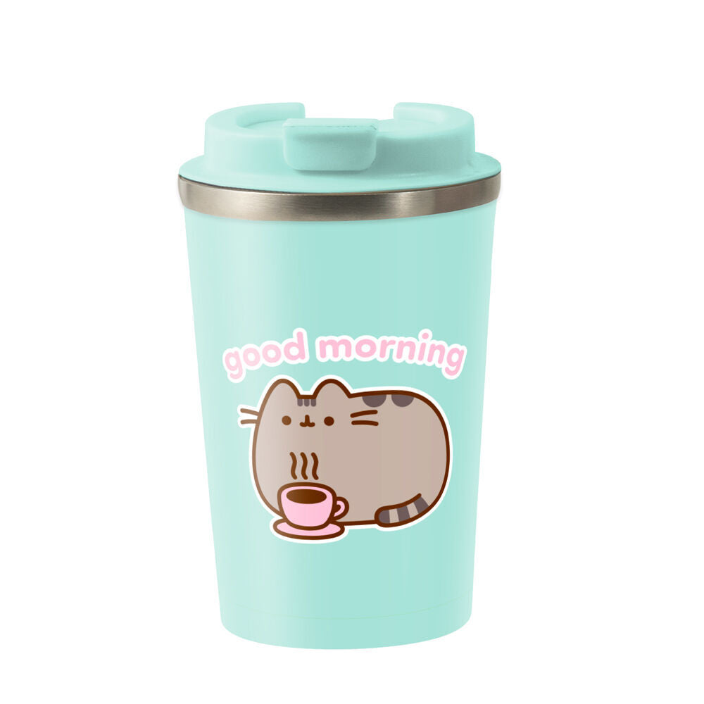 Pusheen Sweet Insulated Metal Travel Drinking Mug 350mL Light Blue (2 Pack) — image 2