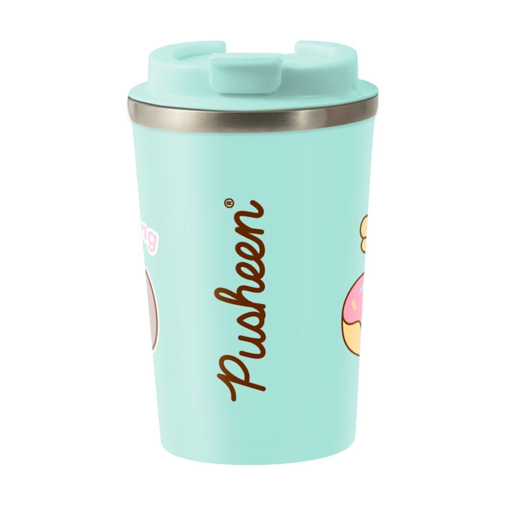 Pusheen Sweet Insulated Metal Travel Drinking Mug 350mL Light Blue (2 Pack) — image 4