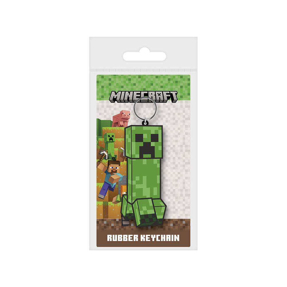 Minecraft Creeper Kids/Childrens Novelty Keyring Set Figurine Video Game Themed