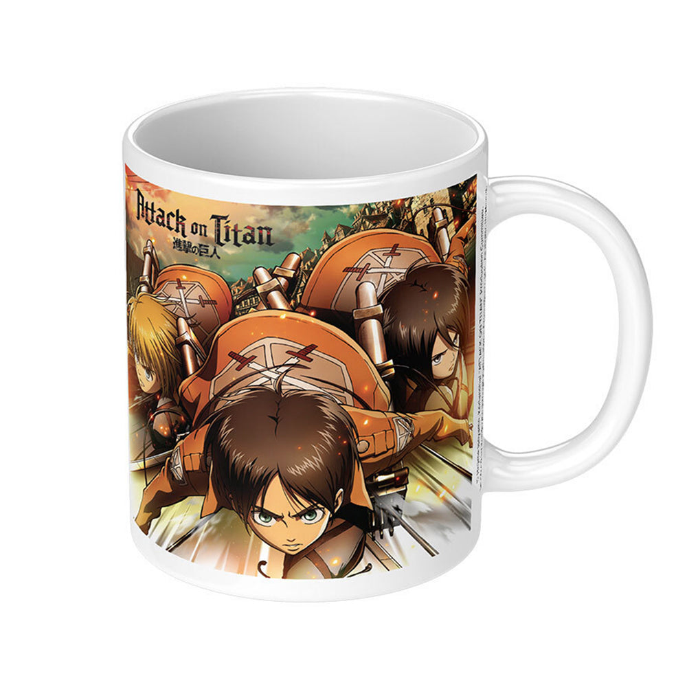 Attack on Titan Ceramic Coffee/Tea Drink Mug w/ Handle Drinkware Water Cup