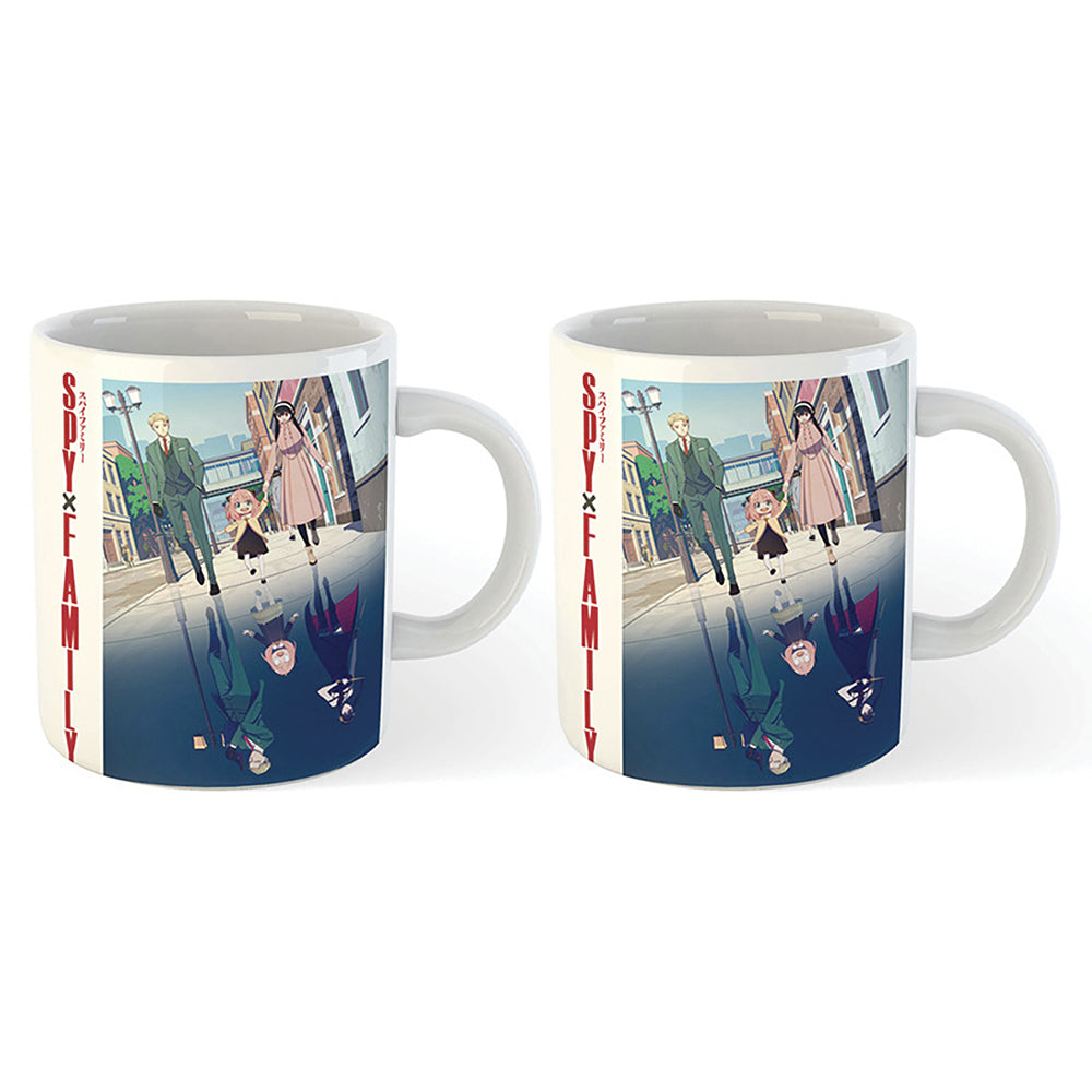 SPY x Family Reflection Japanese Anime Manga Themed Print Coffee Mug 300ml (2 Pack)
