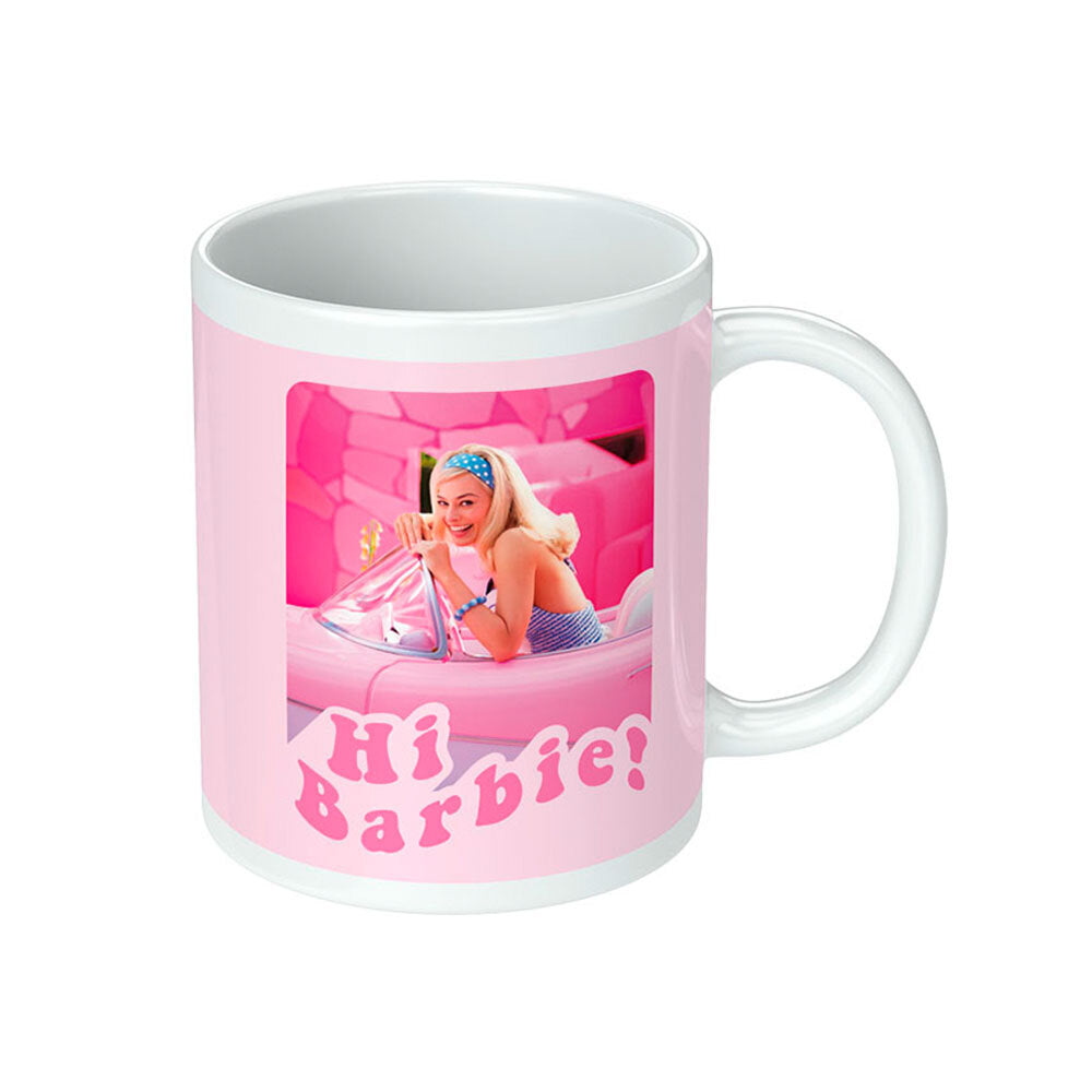 Barbie Movie "Hi Barbie!" White Ceramic Printed Tea/Coffee 285ml/10 oz Mug