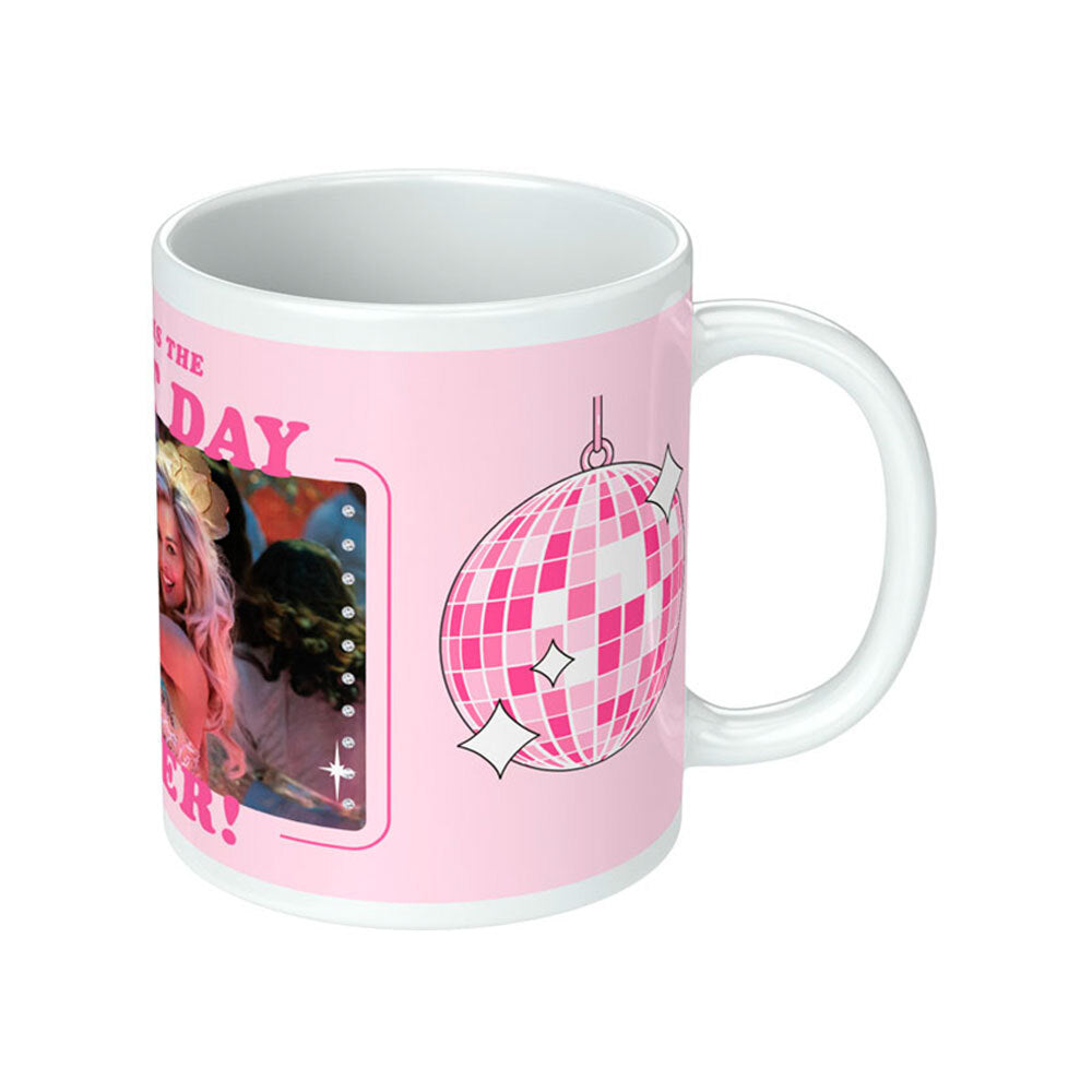 Barbie Movie Best Day Ever White Ceramic Printed Tea/Coffee 285ml/10 oz Mug